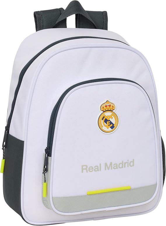 Safta Real Madrid EQUIPACIÓN 25/26 – Children's Backpack, Ideal for Children of Different Ages, Comfortable and Versatile, Quality and Resistance, 28 x 10 x 34 mm