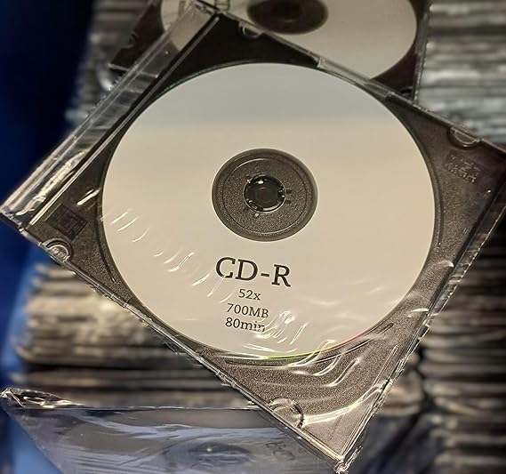 80 Min 52x 700 MB CD-R with Slim Jewel Case