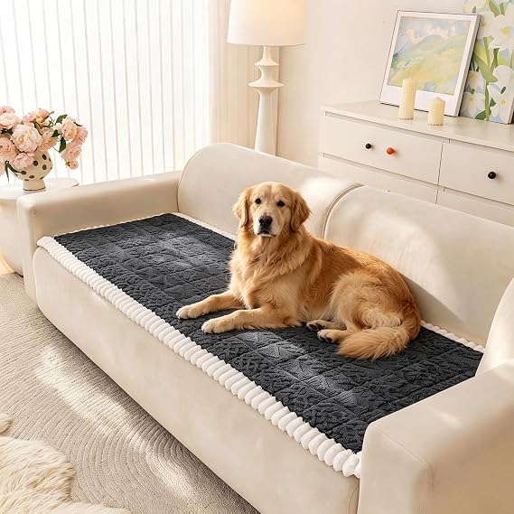 Thick Dog Sofa Cover Washable, Velvet Non Slip Couch Cover
