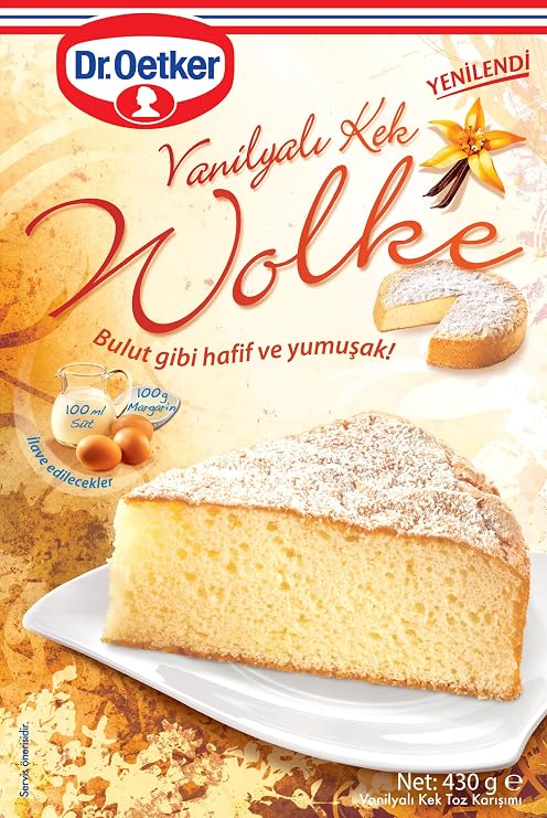 Dr. Oetker Wolke Vanilyalı Kek 430 gr