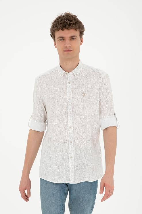 U.S. POLO ASSN. Erkek Gömlek Desenli 50288670