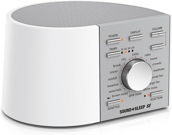 Sound+Sleep Se Special Edition Sleep Sound Machine, Real Non-Looping Nature Sounds, White Noise Machine