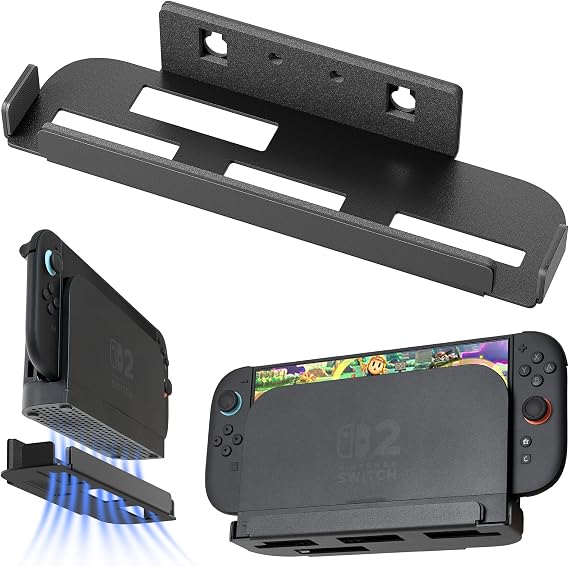 sciuU Metal Wall Mount Compatible with Nintendo Switch 2 Dock