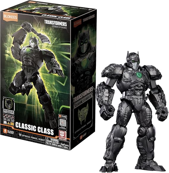 Blokees Transformers Figures - Classic Class 05: Optimus Primal Robot, Red and Black