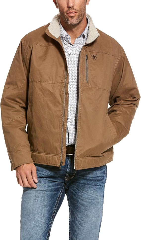 ARIAT Men's Grizzly Canvas Jacket Coat