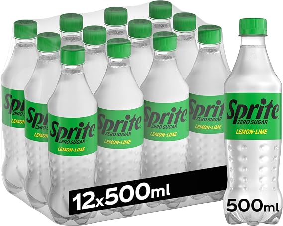Sprite PET Zero 500 ml (Pack of 12)