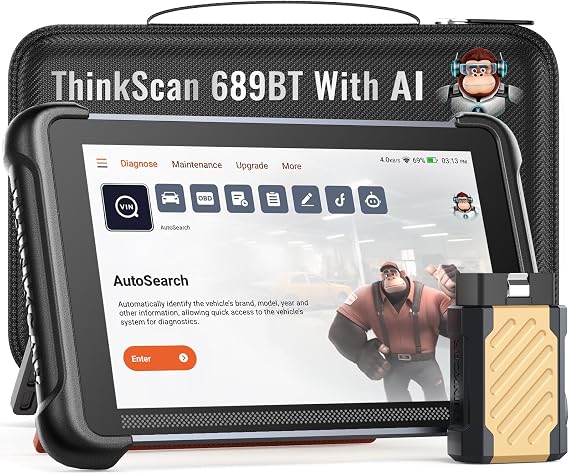 thinkcar 689BT AI Intelligent Assistant OBD2 Diagnostic Tool Bidirectional Car Scanner