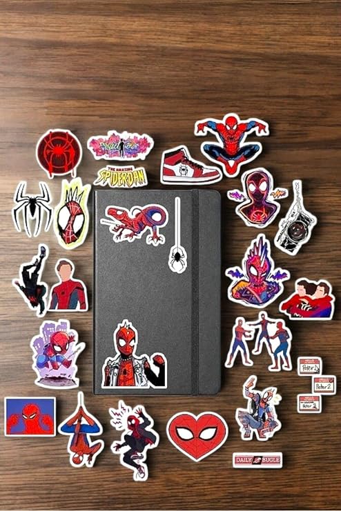 Spiderman Sticker Paketi/Bullet Journal Defter Çıkartma Ajanda Laptop Etiket, 8646549864156