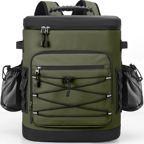 30L Cooler Backpack, Large Insulated Leakproof Cool Bag Rucksack