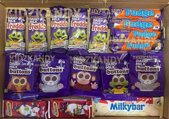 Chocolate Hamper – Gift Box with Mixed Flavors Dairy Milk, Dairy Milk buttons, Fudge, Milkybar, Penguin - Perfect for Gifting & Celebrations