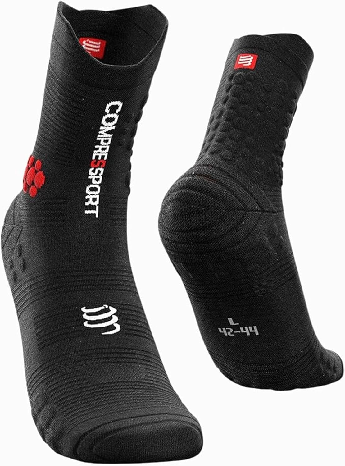 COMPRESSPORT Trail Socks - Pro Racing Socks V3.0 - Shock Absorption - Running - Foot Stability - Protection And Breathability - All-Terrain