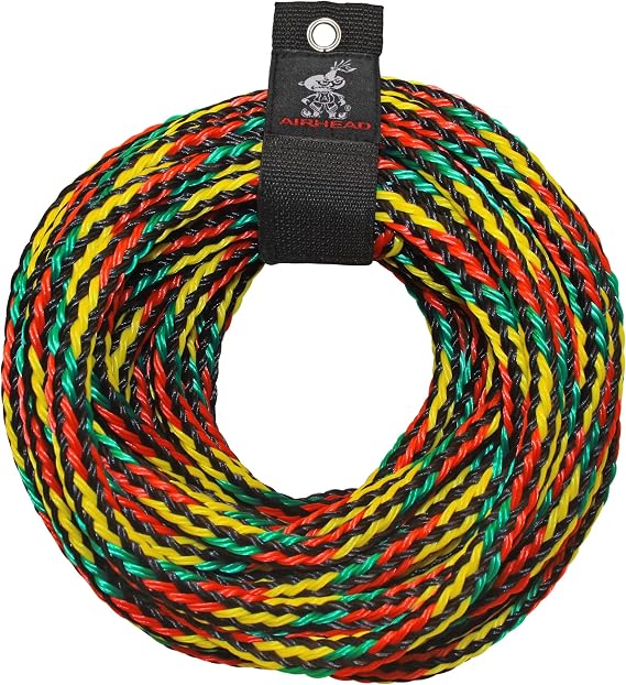 Airhead Çekme Halatı, Çekilebilir Borular için 1-4 Binici Halatı Multi, 9/16 "
