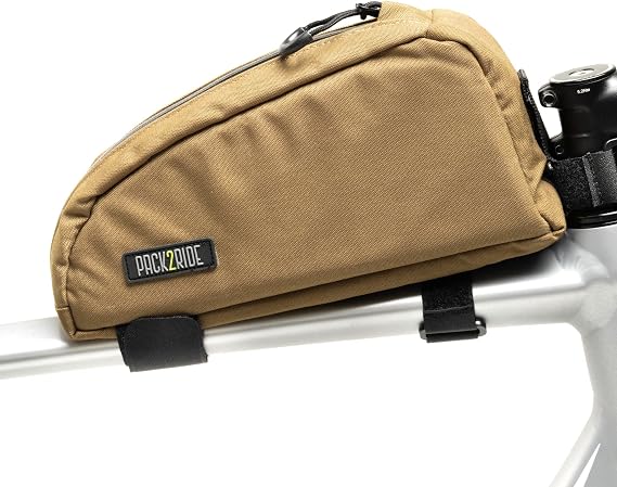 PACK2RIDE OneDrop Bikepacking Kadro Üstü Bisiklet Çantası (Coyote Brown)