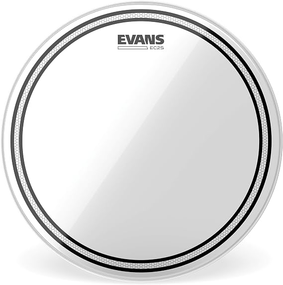 EVANS エヴァンス ドラムヘッド EC2 クリア TT06EC2S / EC2 Clear two-ply,7mil + 7mil 6インチ 国内正規品