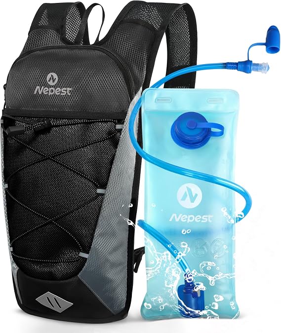 Nepest Hydration Backpack with 2L Water Bladder Water Back Pack