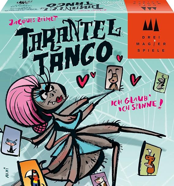 Schmidt, Tarantula Tango, Card Game, Ages 7+, 2-5 Players, 15 Minutes Playing Time