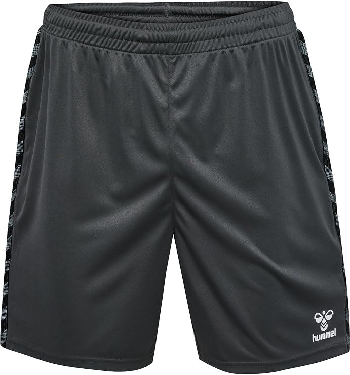 hummel Authentic PL Men's Sports Shorts - Short Sports Trousers & Training Trousers with Adjustable Drawstring in the Waistband - Trousers Made of 100% Recycled Polyester - Breathable and Quick-Drying