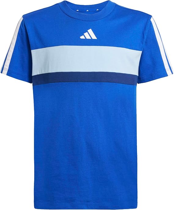 adidas Unisex Kids Seasonal Essentials TIBERIO 3 Stripes T-Shirt