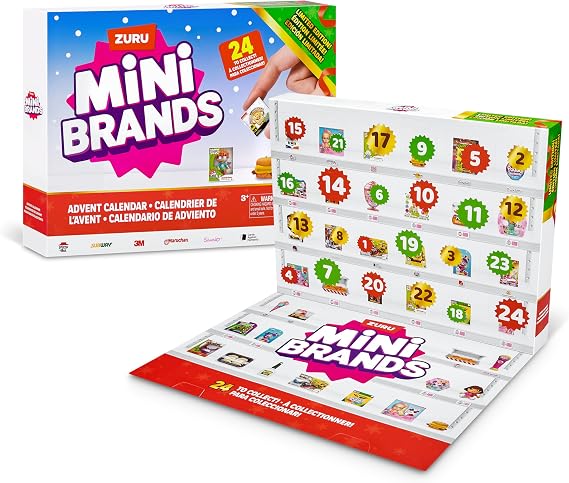 Mini Brands Retro Grocery, Foodie Mini Brands, and Toy Mini Brands Advent Calendar by ZURU