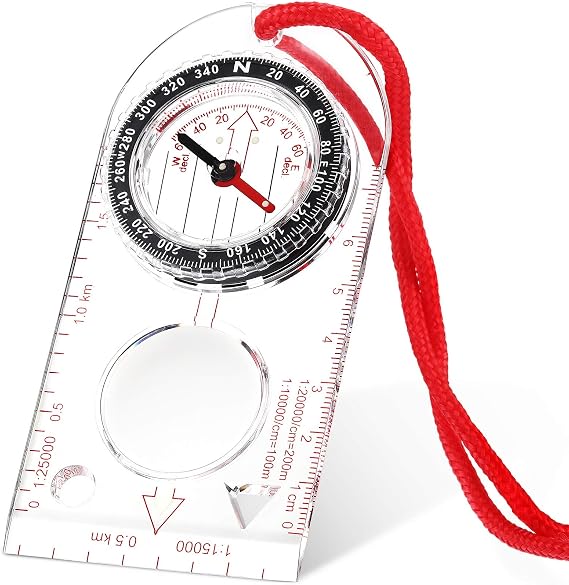 Skylety Navigation Compass Orienteering Compass Hiking with Adjustable