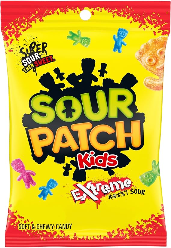 Sour Patch Kids Candy Extreme 7.2-Ounce Bag