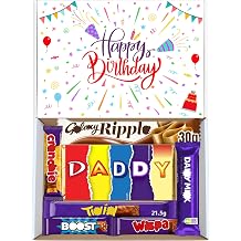DADDY Chocolate Hamper Sweet Box, Chocolate Hamper, Gift For Him, Happy Birthday Gift for Daddy, Letter Box Friendly