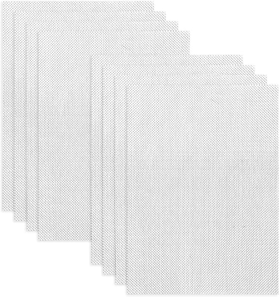 Pack of 8 Fine Mesh 20 Mesh Metal Mesh Stainless Steel Mesh