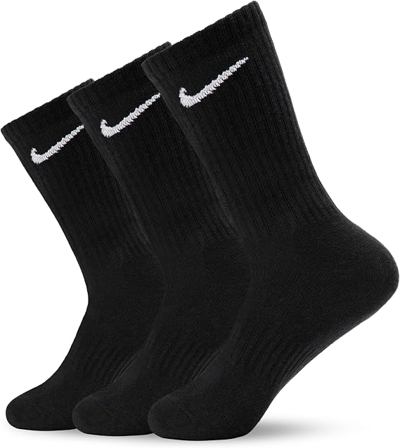 NIKE Men's Unisex U Nk Everyday Ltwt Crew 3pr Socks (pack of 1)