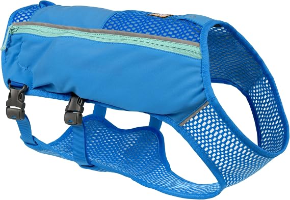 RUFFWEAR Trail Runner Running Vest, Blue Pool, X-Small