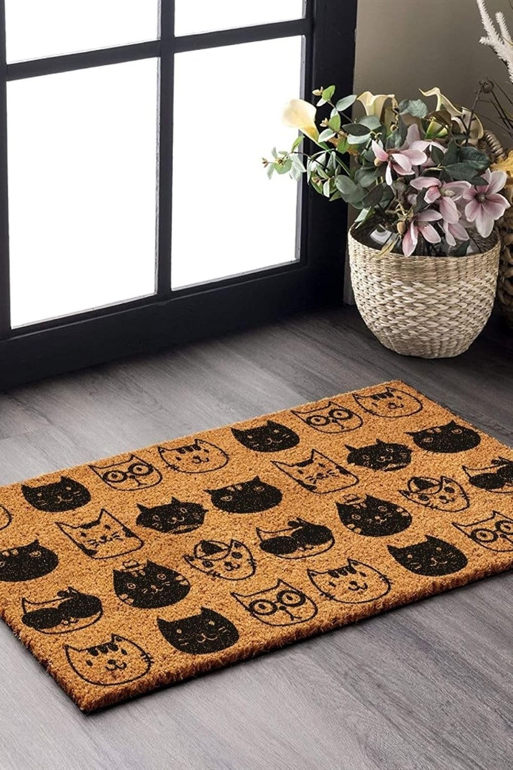 Decovetro Mat Cat Pattern Door Front Mat