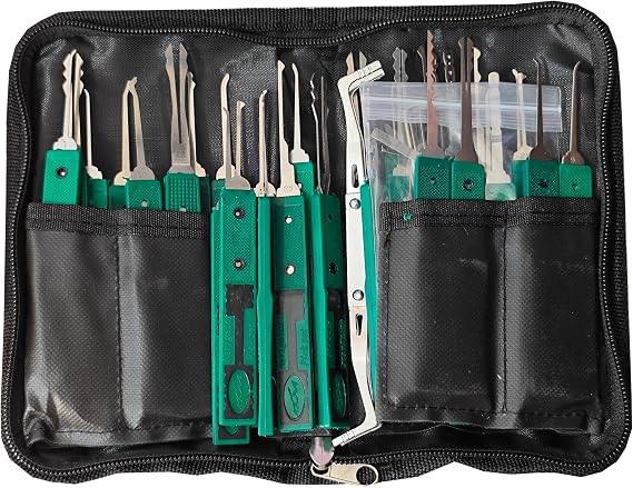 Professional Locksmith Tools Klom Lock Pick Pickset Tooling System Training Skill Set, Lockpicking Picker