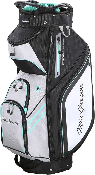 MACGREGOR Principal 10" Golf Cart Bag, 14-Way Top With Dividers And 9 Pockets