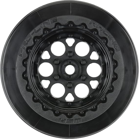Pro-line Racing 1/10 Showtime+ F/R 2.2/3.0 Wide Drag Black Wheels, PRO279403