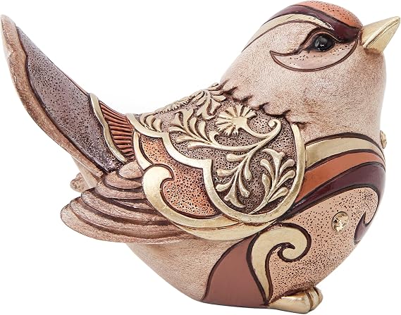 Bird Ornament Resin Figurine Vintage Animal Home Decor Shelf Statue Gift