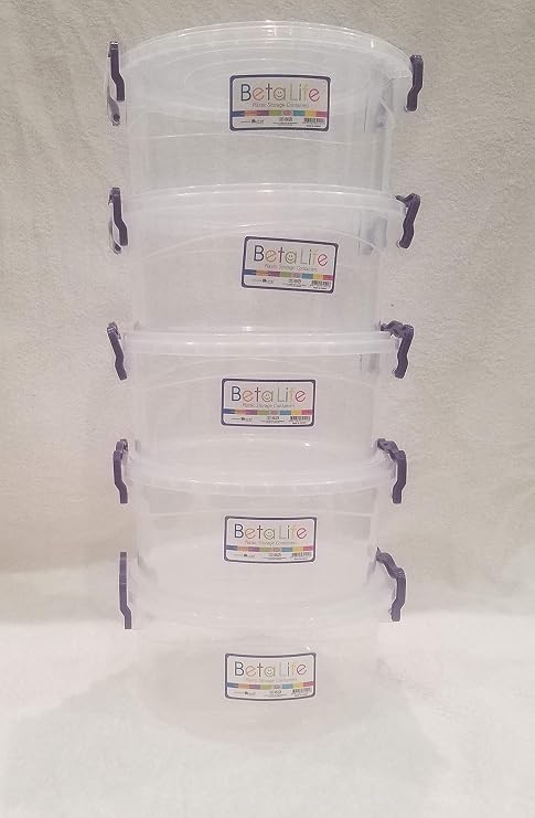 bdr betalife 2,2 litre yuvarlak şefaf çok amaçlı erzak saklama kabı