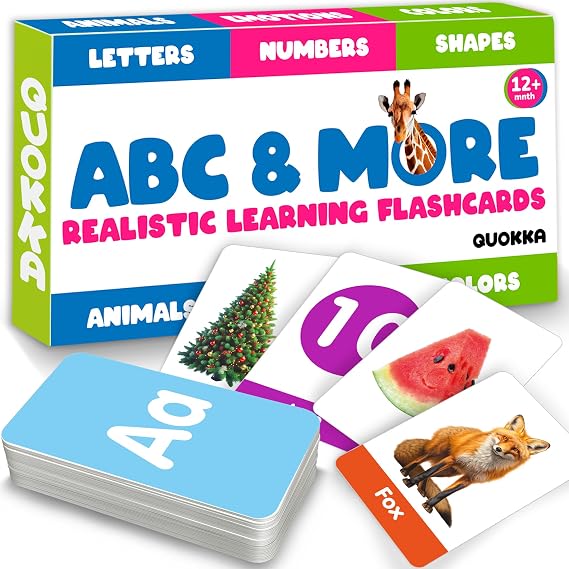 Baby Flash Cards for Toddlers Age 1 2 - Learning Resources for 3 Year Olds