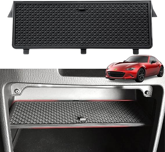 Autorder 2016-2025 Mazda MX-5 için orta konsol organizatörü RF Miata iç aksesuarları eldiven kutusu ekleme tepsisi bölme paneli dahili çizilmeye dayanıklı kaymaz silikon ped