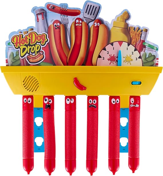 Electronic Baton Drop Reaction Game With Sound Effects For Whole Family. Sausage Catching Game For 5 Years And Up.
