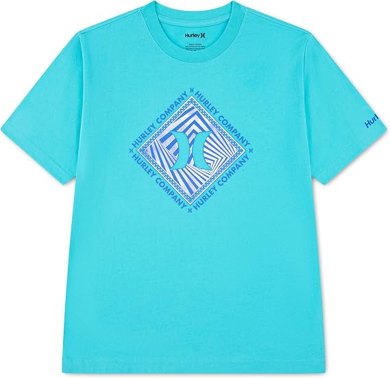 Hurley 89057 Camiseta Gráfica Manga Corta Niños (Pack de 1)