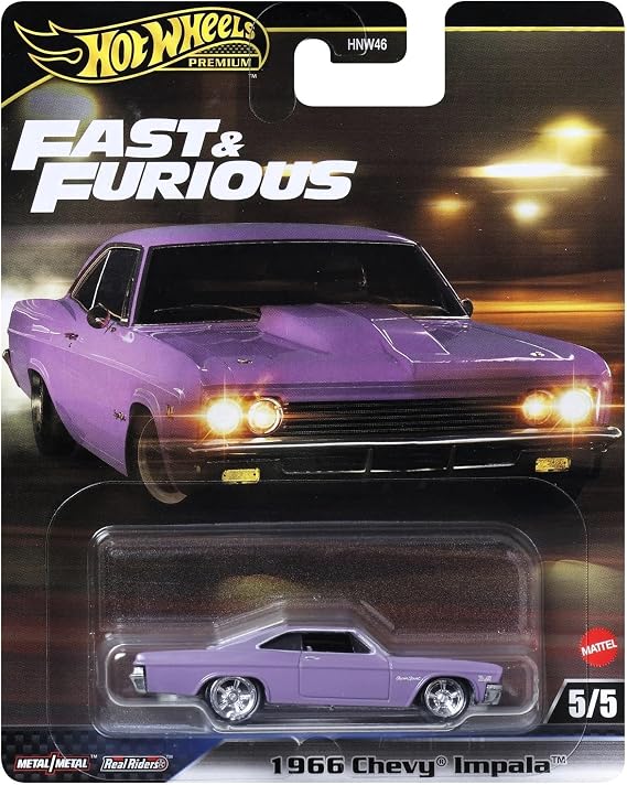 Hot Wheels Fast-Furious Premium Araba 1966 CHEVY IMPALA HNW46 - JBL95