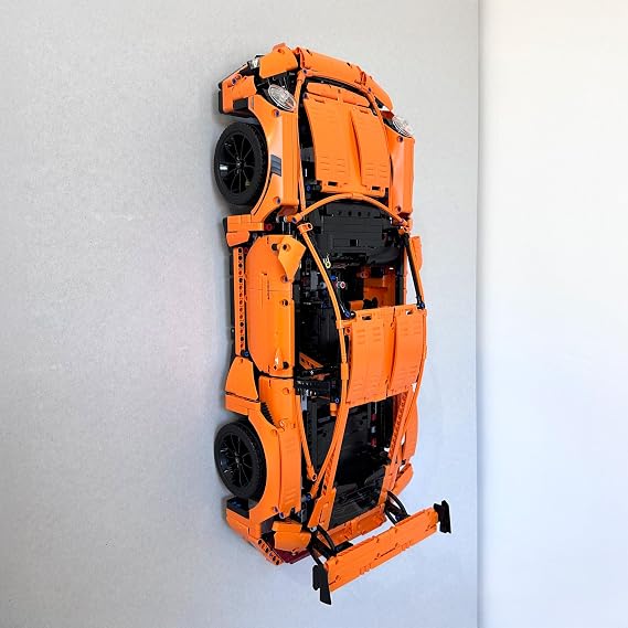 Wall Mount for Lego Technic Porsche 911 GT3 RS 42056 | Secure & Stylish Display Bracket for Model Car upright or upside-down