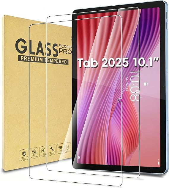 2 Pack Screen Protector Compatible with Lenovo Tab 2025 10.1'' TB311