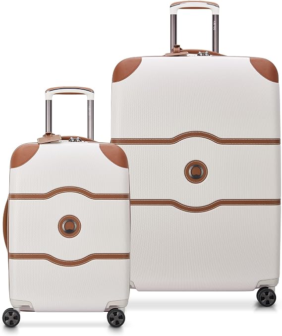 DELSEY PARIS Chatelet Hardside 2.0 Luggage with Spinner Wheels, Chocolate Brown, 2 Piece Set 2128, Chatelet Hardside 2.0 Luggage with Spinner Wheels