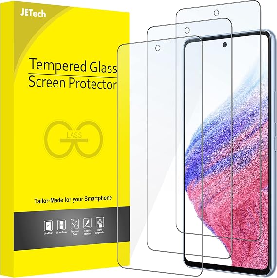 JETech Screen Protector for Samsung Galaxy A53/A52/A52s, 3-Pack