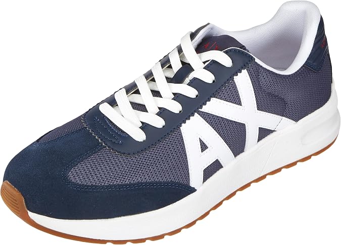 Armani Exchange Men's Dusseldorf Contrast Logo Trainers
