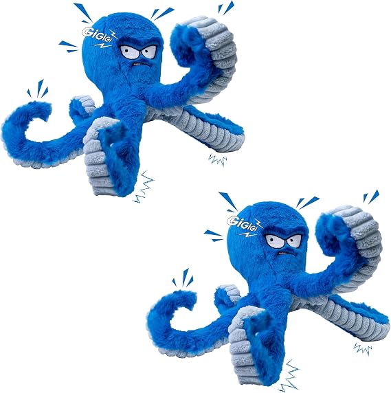 LEGEND SANDY Heavy Duty Dog Toy (Blue Octopus 2p)