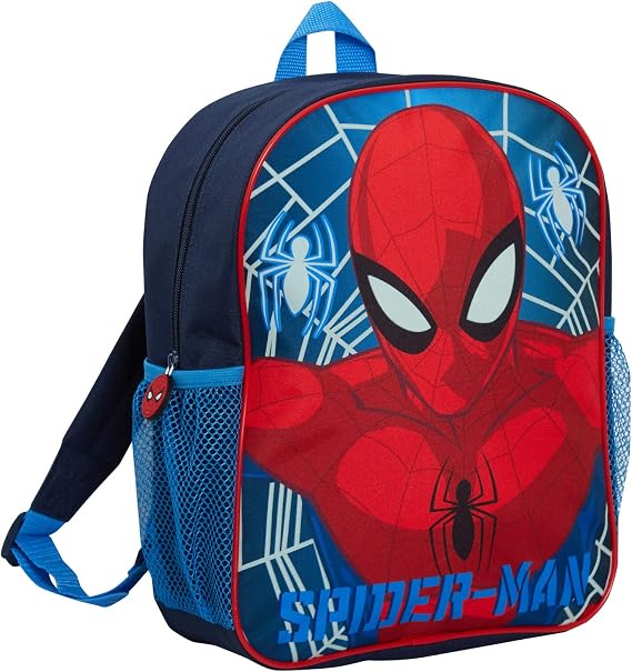 Marvel Spiderman Backpack Glow In The Dark Rucksack Boys Travel School Lunch Bag