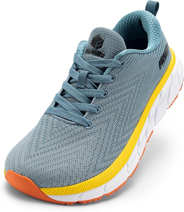 FitVille Extra Wide Running Shoes Men's Jogging Shoes Cushioned Sports Shoes Breathable Trainers Tennis Fitness Jogging Walking Shoes