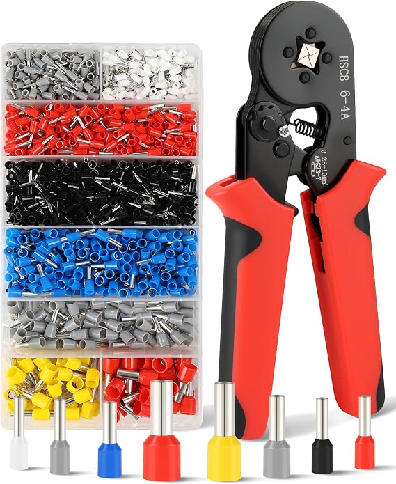 Crimping Tool Electrical Terminals Professional 0.25-10mm² 1300 El.