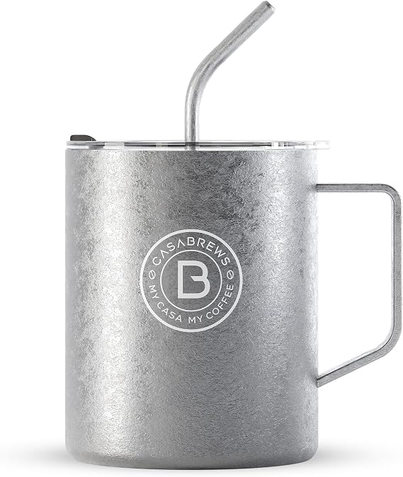 CASABREWS Titanium Cup with Lid